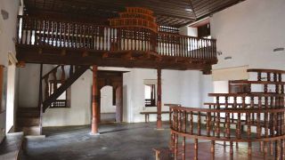 Interior of Paravur Synagogue