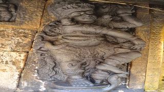Dwarapalaka at Manjapra Temple